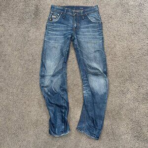 G-Star RAW Arc 3D GS01 Slim Jeans - Medium Vintage Aged Denim Wash Men's Sz. 30